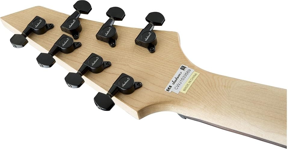 Jackson JS22-7 Dinky 7-string Electric Guitar - Satin Black thumbnail 6