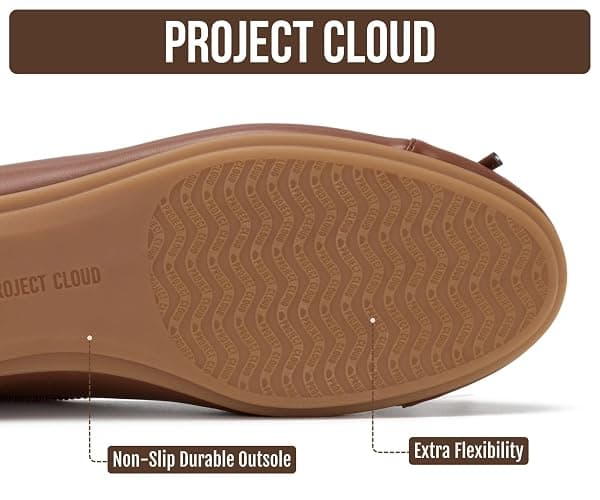 Project Cloud Ballet Flats for Women (BROWN) thumbnail 4