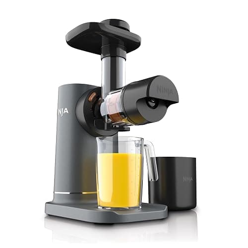 Ninja NeverClog Cold Press Juicer, Powerful Slow Juicer with Total Pulp Control, Countertop, Electric, 2 Pulp Functions, Dishwasher Safe, 2nd Generation, Charcoal, JC151 - Image 1