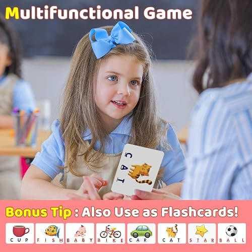 Educational Toys for 3-5 Year Old Girls Gifts, Matching Letter Game Preschool ABC Learning Toys for Kids Ages 4-8 Years, Christmas Birthday Gifts for Toddler Toys Age 2-4 thumbnail 4