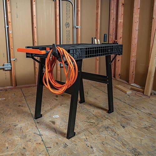 Klein Tools 54410MB MODbox Work Bench, Folding Work Table, Lightweight Portable Workstation, 1000-Pound Capacity, 39.25 x 23.75 x 30.9-Inch, Compatible with MODbox Rail System thumbnail 2