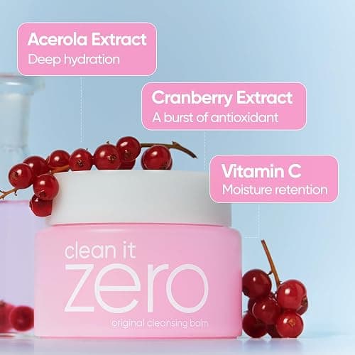 BANILA CO Clean it Zero Original Cleansing Balm Big Size | Korean Makeup Remover, Cleansing Oil, Facial Cleanser for All Skin Types | Vegan | Made with Acerola Berry & Vitamin C (180ml / 6.08 fl.oz) thumbnail 3