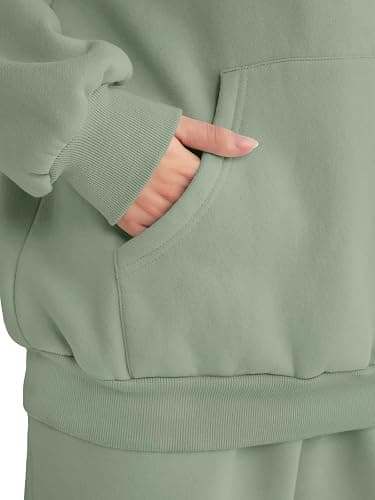 AUTOMET Womens 2 Piece Outfits Lounge Hoodie Sweatsuit Sets Plus Size Fall Fashion Clothes Airport Travel Pants Tracksuits thumbnail 6
