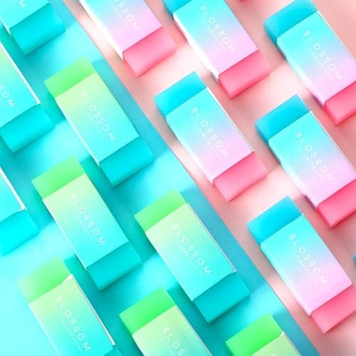 Gersoniel 24 Pcs Cute Rubber Colored Kawaii Erasers for Kids Drawing Writing Aesthetic Jelly Erasers Office School Supplies Students Artist thumbnail 6
