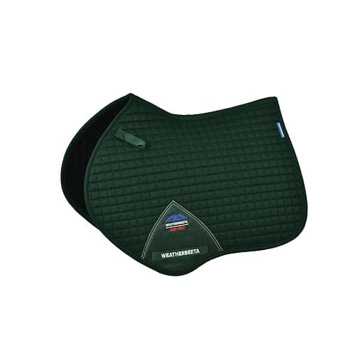 WeatherBeeta Prime Air-Tec Jump Shaped Saddle Pad, Forest Green, Large - Image 1