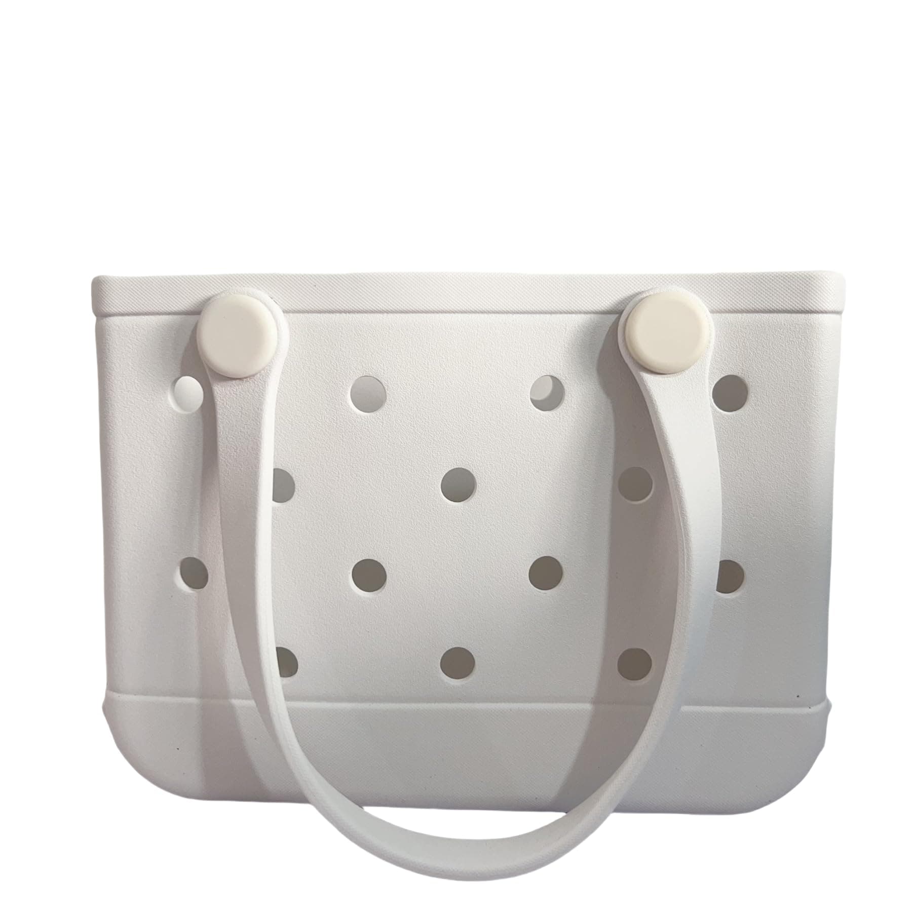 GBB Rubber Tote Bag Small Beach Bag Waterproof Outdoor Tote Bag Washable Tote Portable Travel Bag Open Handbag for Daily - Image 1