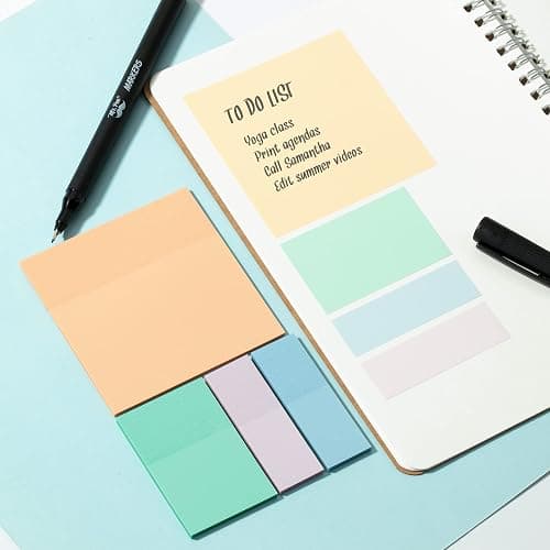 Mr. Pen Transparent Sticky Notes - 200 pcs, Pastel Colors, See Through, Bible & Book Annotation thumbnail 9