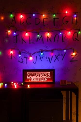 Stranger Things Merchandise - 4 Lighting Modes - Official Stranger Things Lamp - Neon Light - Led Lamp - Stranger Things Halloween Decor Indoor - Night Light for Kids thumbnail 6