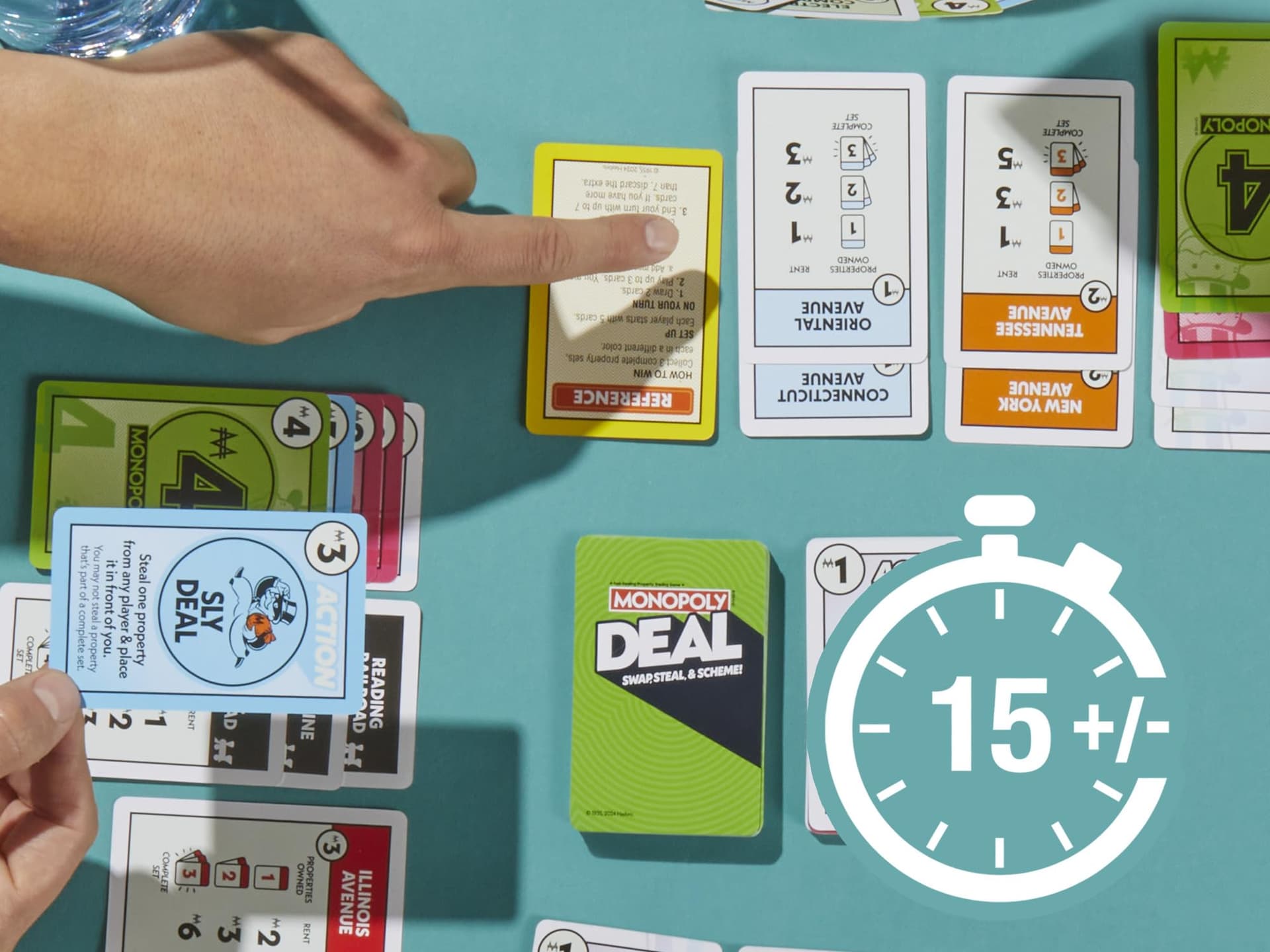 Monopoly Deal Card Game | Quick-Playing Card Game | Fun Games for Families and Kids | Ages 8 and Up | 2 to 5 Players | 15 Mins. | Travel Games s thumbnail 7