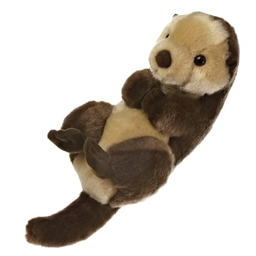 Aurora® Realistic Miyoni® Sea Otter Stuffed Animal - Lifelike Details Make a Cherished Companion - Perfect for Decorating Bedrooms or Classrooms - Brown 10 Inches thumbnail 5