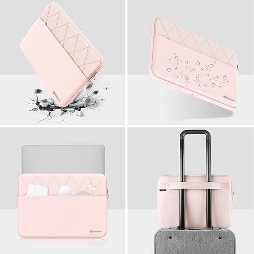 Smatree Laptop Sleeve for 14 inch Lenovo ThinkPad X1 2-in-1 Gen 9, for ThinkPad X1 Carbon Gen 10/11/12/13 Aura Edition, for ThinkPad X1 Yoga Gen 6/7/8 2 in 1, Case with Accessory Pocket, Pink (E420P) thumbnail 7