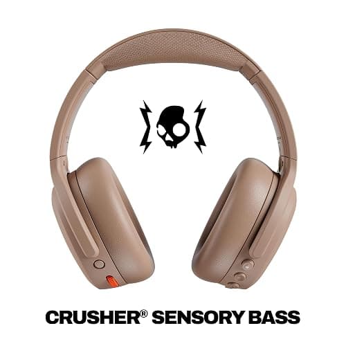 Skullcandy Crusher ANC 2 Wireless Over-Ear Bluetooth Headphones with Multi-Sensory Bass, Active Noise Cancelling, Up to 60 Hours Battery, Microphone for iPhone Android - Primer thumbnail 2