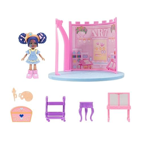 Royale High Art Class Playset - 1 Doll, 6 Accessories - 1 Surprise Water Reveal - Fits Inside Castle Playset - Virtual Item Code Included - Ages 5+ - Image 1