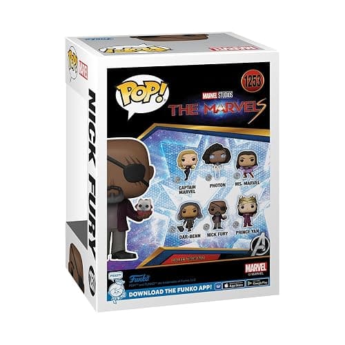 Funko POP! Vinyl: The Marvels - Nick Fury - Collectable Vinyl Figure - Gift Idea - Official Merchandise - for Kids & Adults - Movies Fans - Model Figure for Collectors and Display thumbnail 3