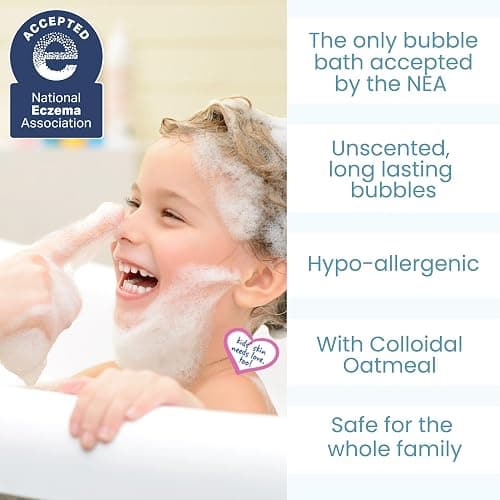 TruKid Bubble Podz Bubble Bath for Kids, Toddlers, & Babies, NEA-Accepted for Eczema, Gentle Refreshing Colloidal Oatmeal Bath Bomb for Sensitive Skin, pH Balanced, Tear Free, Unscented (24 Podz) thumbnail 5