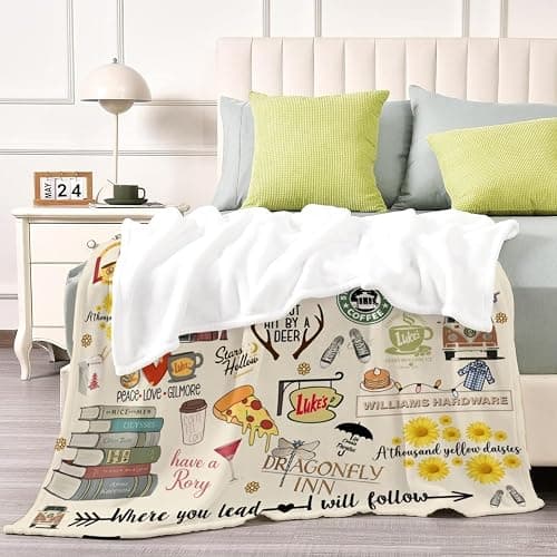Flannel Fleece Throw Blanket Ultra-Soft Fleece Anti-Pilling Super Soft Cozy Plush Blanket, Lightweight Warm Fuzzy Blanket for Couch, Bed, Sofa, Travel, All Seasons 50x40 Inch thumbnail 2