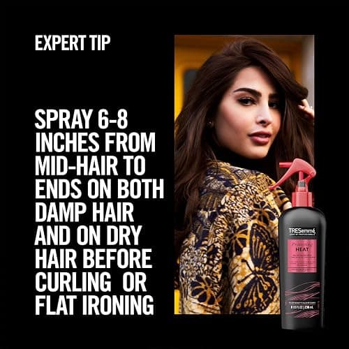 TRESemmé Keratin Smooth Blowout Hair Styling Bundle – Mousse + Finishing, Protecting Heat & Shine Sprays, Frizz Control thumbnail 5