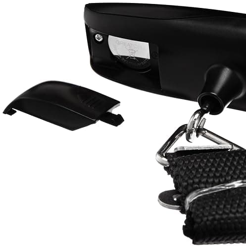 Amazon Basics Tragbare Digitale Kofferwaage mit Haken, Tara-Funktion und Einheitenumrechnung – Präzise Gewichtsmessung bis 50 kg, Praktisch für Reisen,Einheitsgröße, Schwarz thumbnail 6