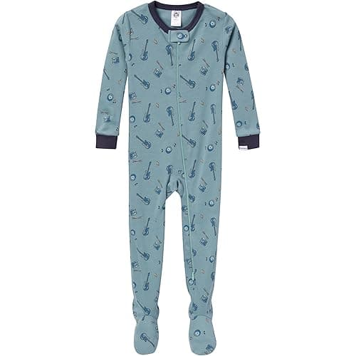 Gerber Baby-Boys 4-Pack Footed Pajamas thumbnail 5