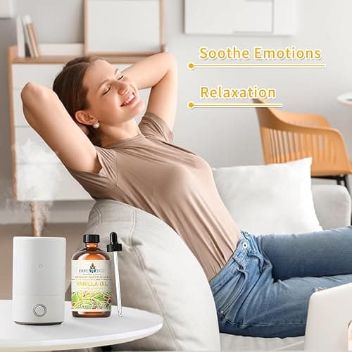 EVOKE OCCU Vanilla Essential Oil for Relaxation in The Home Office Living Room, Add to Diffuser Candle Soap - 4 Fl Oz thumbnail 2