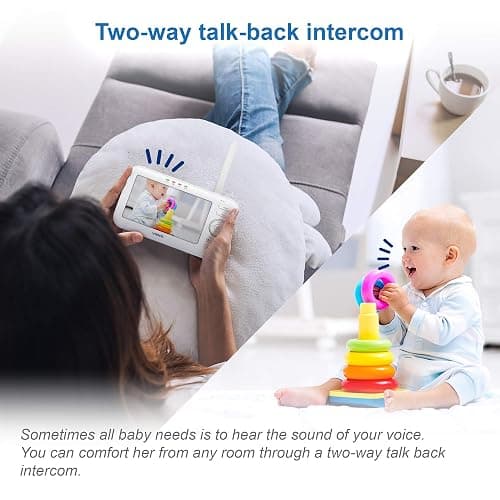 VTech Upgraded Smart WiFi Baby Monitor VM901, 5-inch 720p Display, 1080p Camera, HD NightVision, Fully Remote Pan Tilt Zoom, 2-Way Talk, Free Smart Phone App, Works with iOS, Android thumbnail 13