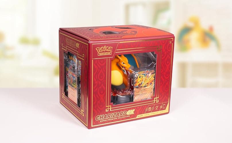 Pokémon TCG: Charizard ex Super-Premium Collection (3 Foil Promo Cards, 1 Card-Display Figure & 10 Booster Packs) thumbnail 2