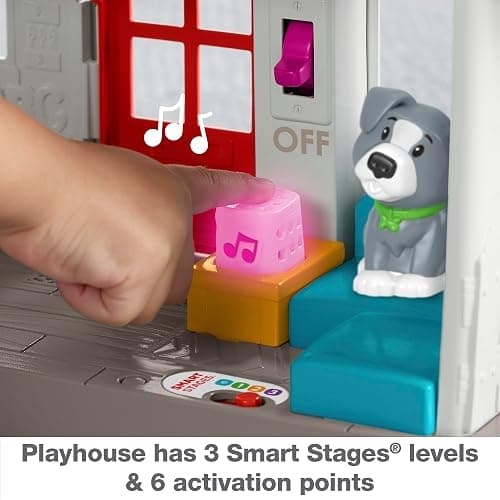 Fisher-Price Little People Toddler Gift Set, Ready for Summer, Interactive Play House with Musical School Bus thumbnail 2