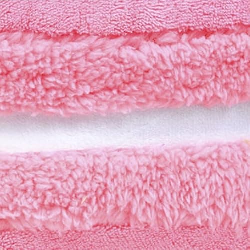 ChezMax Macaron Pillow Plush Back Bolster Cushion Microbead Throw Pillow Case Round Seat Cushion Home Decor Pillow for Sofa Bedroom Office Dormitory Car 14.5" Pink thumbnail 4