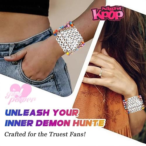 AICaes for Katseye Merch Friendship Bracelets Inspired by KATSEYE Concert Merch Stackable Stretch K-pop Beaded Bracelets Unique Merchandise Jewelry Gifts for Fans Women Men thumbnail 7