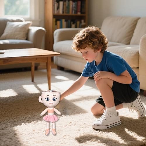 Italian Brainrot Plush Toy 10 Inches Ballerina Cappuccina Plush Soft Stuffed Meme Dolls for Collectors, Aesthetic Décor & Funny Gift Ideas thumbnail 2