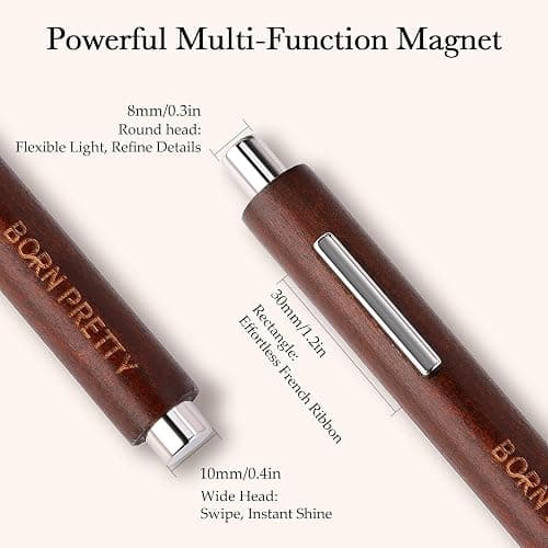 BORN PRETTY 3 in 1 Nail Magnet Cat Magnetic Eye Nail Polish Magnet Pen | Multifunctional 3D Magnetic Nail Polish Stick for Home DIY,Salon,Studio Nail Art Design Tools thumbnail 8