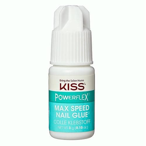 KISS PowerFlex Maximum Speed Nail Glue for Press On Nails, Super Strength Flex Formula Nail Adhesive, Includes One Bottle 3g (0.10 oz.) with Twist-Off Cap & Nozzle Tip Squeeze Applicator - 1 Pack - 1 thumbnail 6