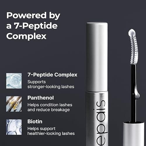 EPAIS Eyelash Growth Serum & Lash Conditioner, 7 Peptide & Biotin Formula for Longer & Fuller Looking Lashes and Brows, Prostaglandin-Free, Jumbo 15ml (3+ Month Supply), Korean Lash Serum thumbnail 6