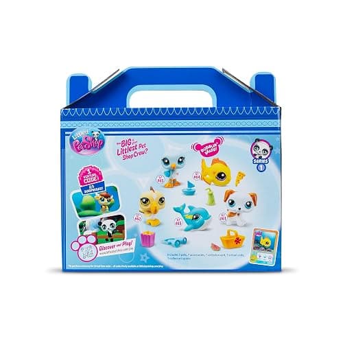 Littlest Pet Shop, Collector Set, Beach Besties Theme - Gen 7, Pets #61 to #65, Authentic LPS Bobble Head Figure, Collectible Imagination Toy Animal, Kidults, Girls, Boys, Kids, Tweens Ages 4+ thumbnail 8