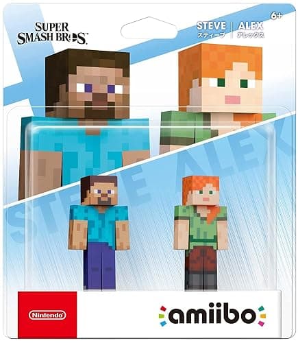 amiibo™ - Steve + Alex 2-pack - Super Smash Bros.™ Series - Image 1