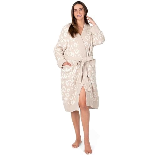 PAVILIA Premium Womens Plush Robe, Super Soft Fuzzy Bathrobe, Cozy Spa Robe with Pockets for Women thumbnail 5