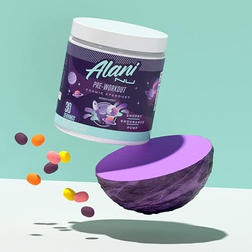 Alani Nu Pre Workout Powder Cosmic Stardust | Amino Energy Boost | Endurance Supplement | Sugar Free | 200mg Caffeine | L-Theanine, Beta-Alanine, Citrulline | 30 Servings thumbnail 6