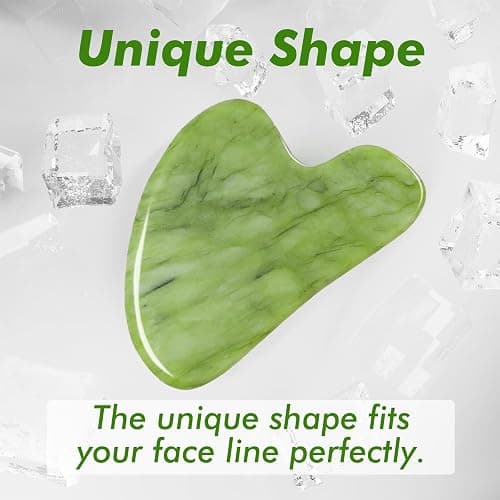 Gua Sha & Ice Roller for Face, Small Gifts, Facial Tools for Puffiness and Redness Reducing Skin Care Routine, Self Care Massage Gift for Women Men thumbnail 6