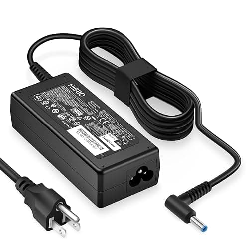 Charger Compatible with HP Laptop Computer 65W 45W Smart Blue Tip Power Adapter - Image 1