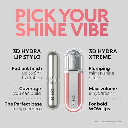 KIKO Milano 3D Hydra Lip Stylo 18 I Rossetto Idratante Finish Luminoso, Lipstick Cremoso ad Alta Coprenza con Formula Confortevole e Labbra Morbide e Radiose thumbnail 8