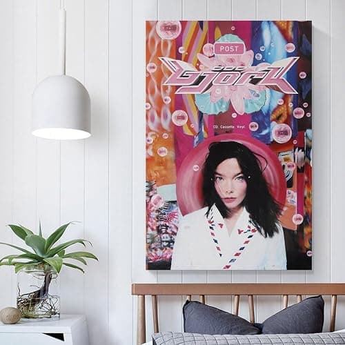 Post by Bjork Album Cover Canvas Poster Print Music Posters for Room Aesthetic Gift Unframe-style12x18inch(30x45cm) thumbnail 4
