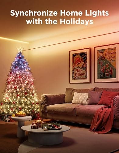 Govee Strip Light with Skyline Kit, 13.1ft Smart LED Strip Lights Work with Alexa, Google Assistant and Matter, RGBWWIC Color Changing Light Strip, LED Lights for Bedroom, Party, Home Decor thumbnail 5