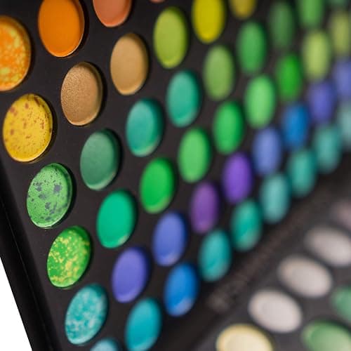 SHANY Highly Pigmented Eye Makeup Palette, 120 Matte Shimmer Metallic Eyeshadow Pallet with Long Lasting and Blendable Natural Colors - Classic Neon thumbnail 9