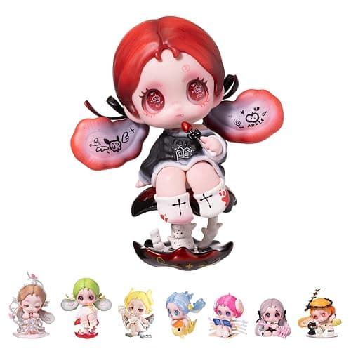 POP JOY Blind Box PVC Figure, Kawaii Girl Collectible Toy (1 Random Box) | Surprise blind box PVC figure with cute girl design, includes ID card. Kawaii collectible toy gift - Image 1