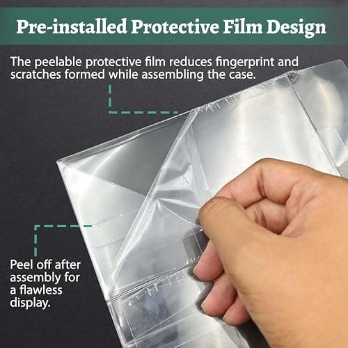 100 Pack Clear Protectors Case Compatible with Funko Pop Protector Case for 4 Inch Figures Collectibles Heavy Duty Crystal Plastic Protector Cases with Protective Film Locking Tabs Auto-Lock Bottom thumbnail 5