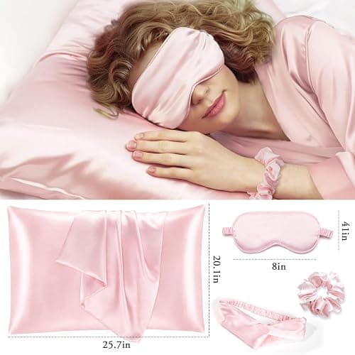 Golray Spa Gift Set for Teen Girls 10-12 14-18, 13 Pcs Girl Stuff Basket with Satin Pillowcase/Spa Robe/Journal/Mug, Christmas Birthday Self Care Things Gift for Kid Daughter Sister Tween Trendy Stuff thumbnail 5