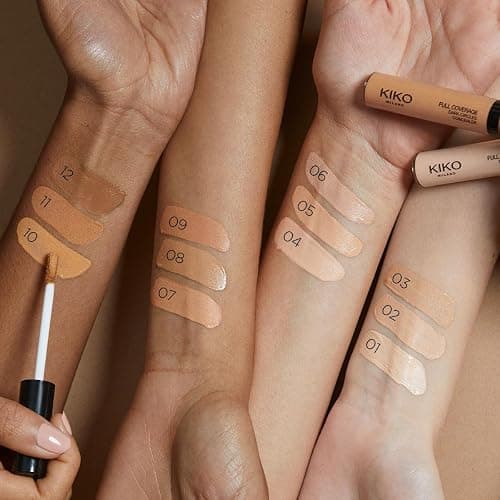 KIKO Milano Full Coverage Dark Circles Concealer 03 | High-Coverage Liquid Concealer For The Face And Eye Area - 03 Light Neutral thumbnail 4