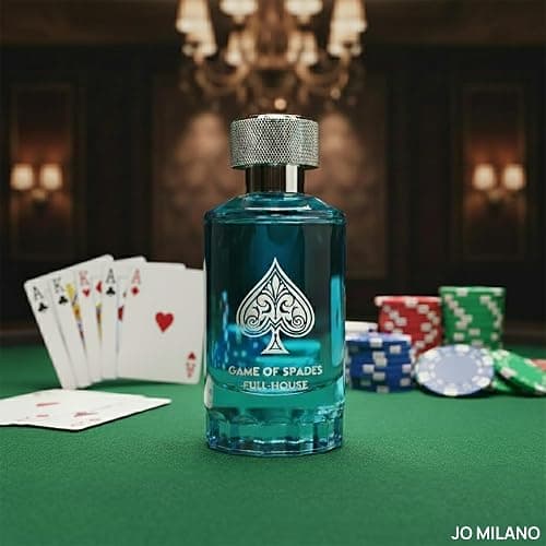 Jo Milano Game of Spades Full House Eau De Parfum Spray | 3.4 oz (100ml) | Cinnamon, Oud Wood, Neroli, Orange, Ginger Scent | Long Lasting Fragrance for Men and Women (Unisex) thumbnail 4