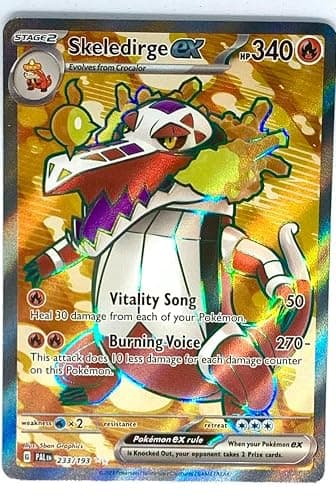 Pokemon - Skeledirge ex 233/193 - Paldea Evolved - Full Art Ultra Rare Card - Image 1