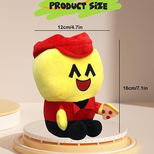 HHWZOH 8 Inch Cartoon Plush, Stuffed Figure Pillow for Room Decor for Video Game Fans thumbnail 3